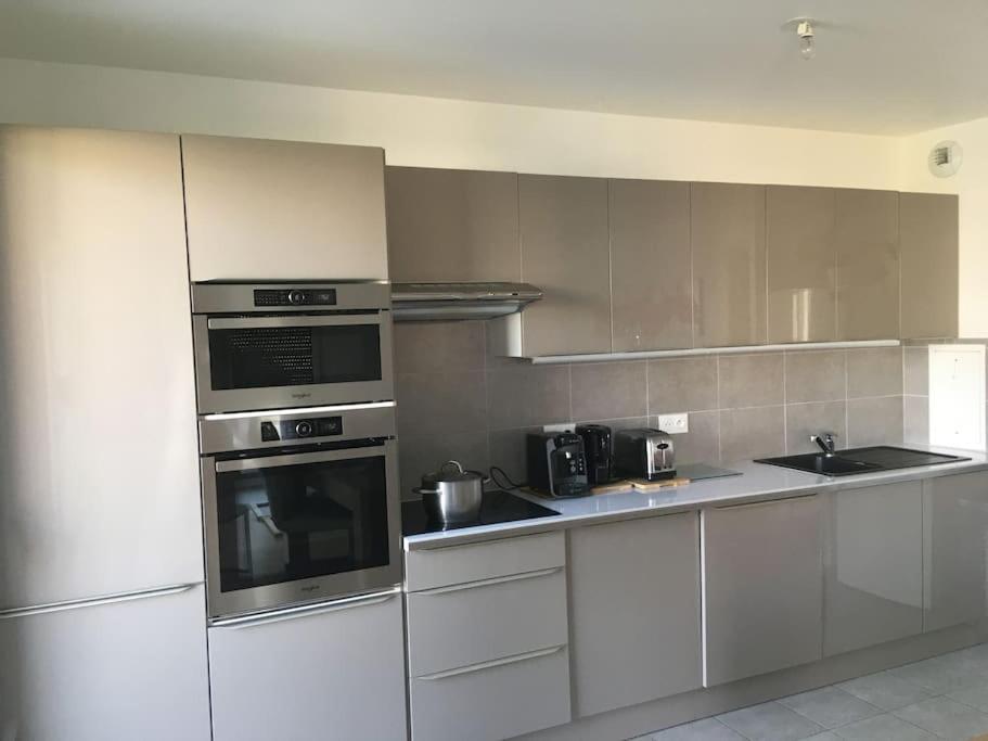 Appartement 87 M2 - 3 Chambres - 6 Personnes - Proche Paris - Parking Gratuit Asnières Exteriör bild