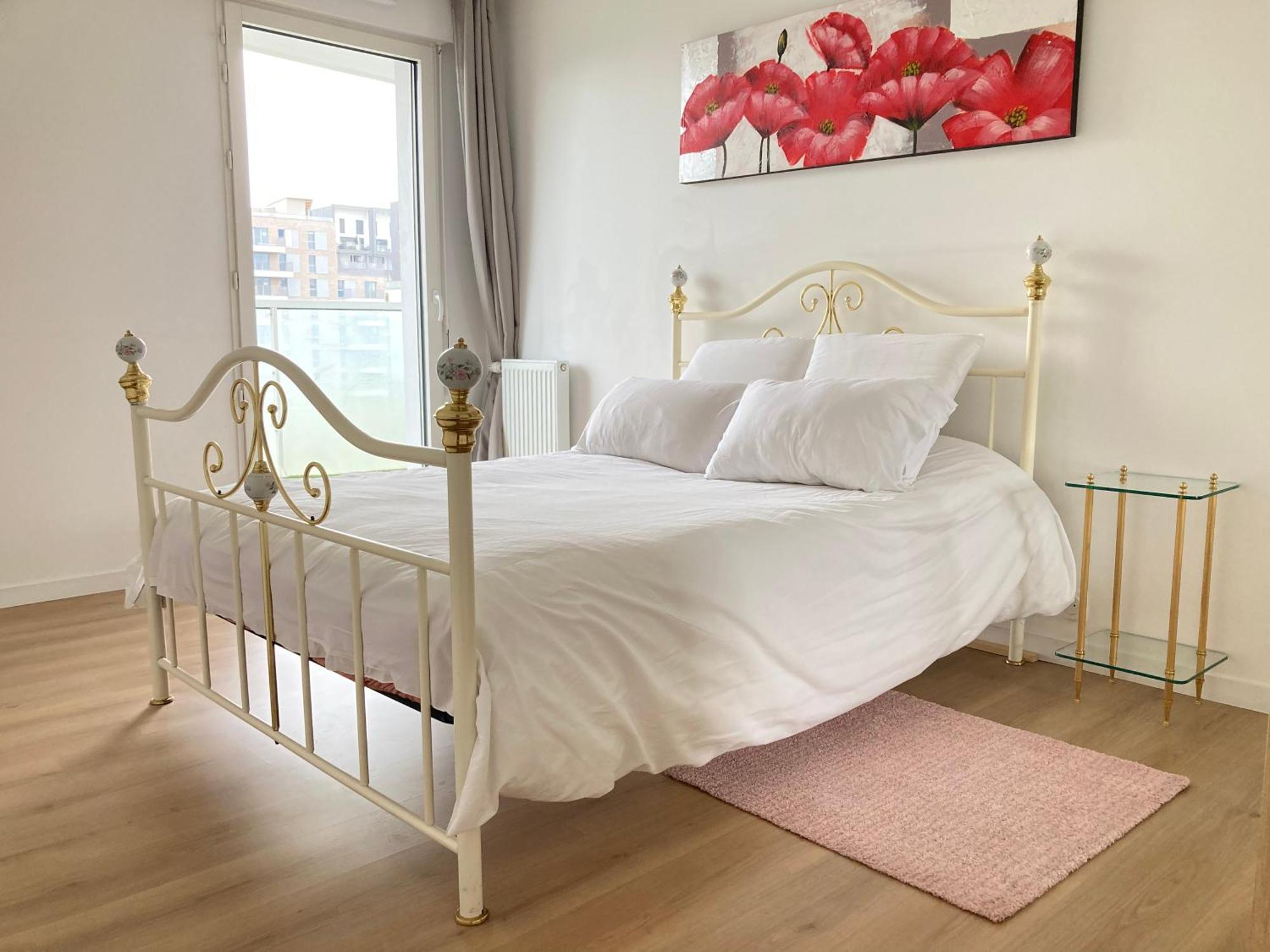 Appartement 87 M2 - 3 Chambres - 6 Personnes - Proche Paris - Parking Gratuit Asnières Exteriör bild